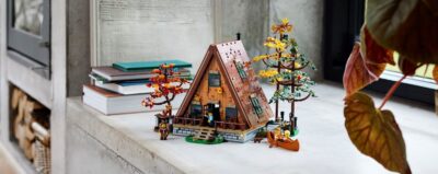 LEGO Ideas 21338 A-Frame Cabin: Immerse Yourself in Rural Charm with This Buildable Display Model