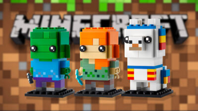 Three new LEGO Minecraft BrickHeadz were revealed