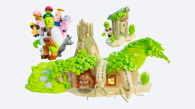 LEGO Ideas project “Dreamwork’s Shrek Swamp” reaches 10.000 Supporters